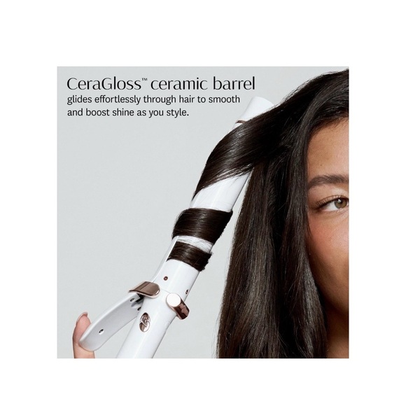 T3 SinglePass Compact Travel Styling Flat Iron White & Rose Gold - Picture 6 of 7